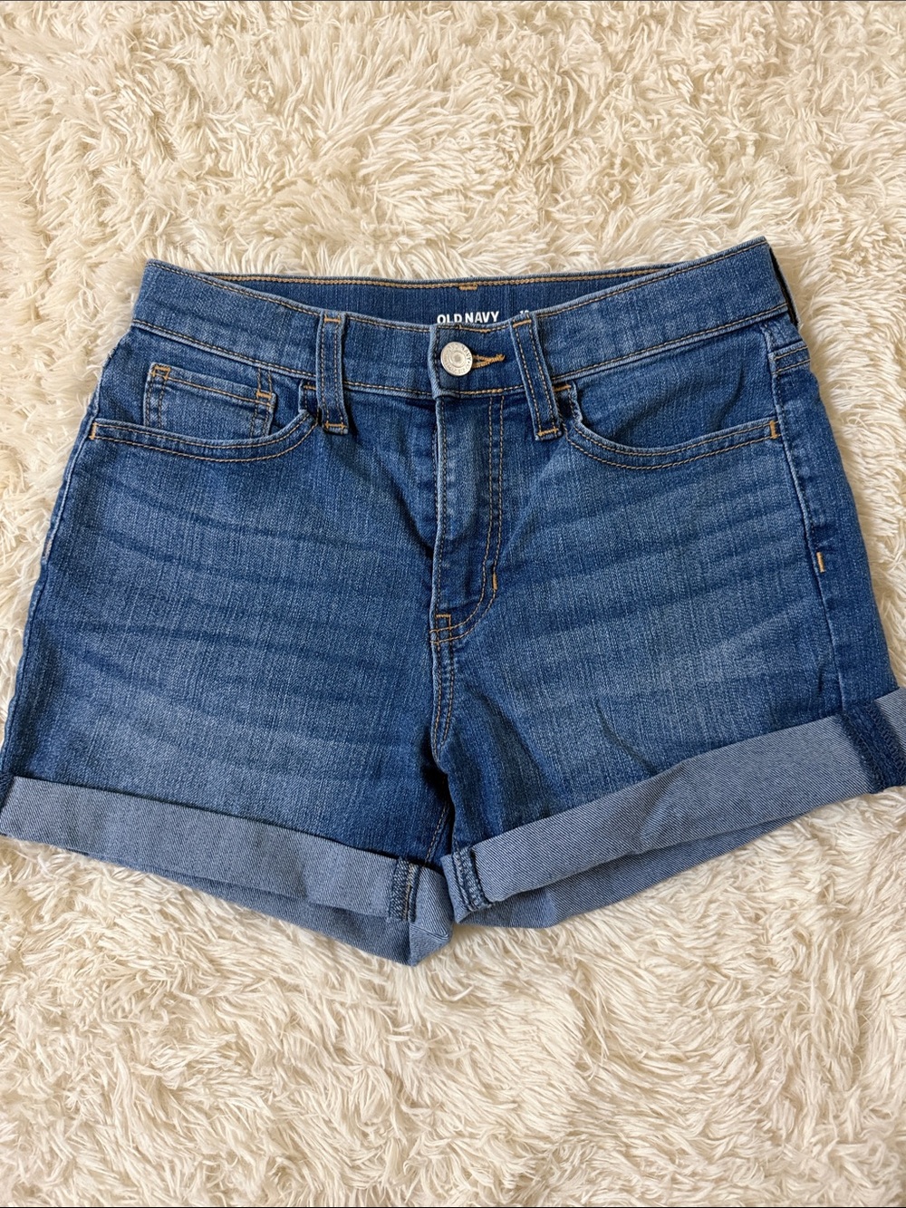GUC Girls Old Navy Denim Jeans Shorts Sz 12